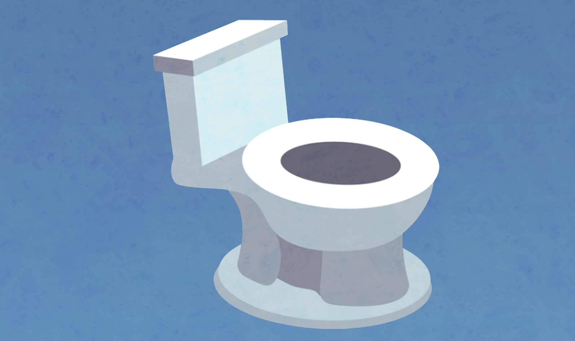 Toilet icon for human waste